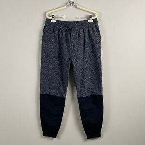 Outdoor Voices Two Tone Color Block Crepe Jogger Pant | Elastic Waist, Drawcord